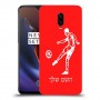 שחקן כדורגל כיסוי מגן קשיח בעיצוב אישי עם השם שלך ל OnePlus 6T יחידה אחת סקרין מובייל