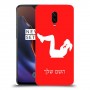 אימון ספורט - אישה כיסוי מגן קשיח בעיצוב אישי עם השם שלך ל OnePlus 6T יחידה אחת סקרין מובייל