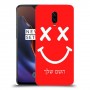 סמיילי כיסוי מגן קשיח בעיצוב אישי עם השם שלך ל OnePlus 6T יחידה אחת סקרין מובייל