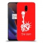 פסל החירות כיסוי מגן קשיח בעיצוב אישי עם השם שלך ל OnePlus 6T יחידה אחת סקרין מובייל