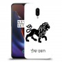 אריה כיסוי מגן קשיח בעיצוב אישי עם השם שלך ל OnePlus 6T יחידה אחת סקרין מובייל
