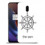 הגה - קפטן - ים כיסוי מגן קשיח בעיצוב אישי עם השם שלך ל OnePlus 6T יחידה אחת סקרין מובייל