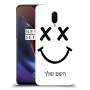 סמיילי כיסוי מגן קשיח בעיצוב אישי עם השם שלך ל OnePlus 6T יחידה אחת סקרין מובייל