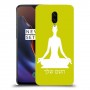 יוגה כיסוי מגן קשיח בעיצוב אישי עם השם שלך ל OnePlus 6T יחידה אחת סקרין מובייל
