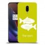 דגים כיסוי מגן קשיח בעיצוב אישי עם השם שלך ל OnePlus 6T יחידה אחת סקרין מובייל