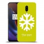 שלג כיסוי מגן קשיח בעיצוב אישי עם השם שלך ל OnePlus 6T יחידה אחת סקרין מובייל