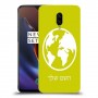עולם כיסוי מגן קשיח בעיצוב אישי עם השם שלך ל OnePlus 6T יחידה אחת סקרין מובייל