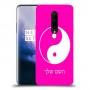 סמל יינג יאנג - סין כיסוי מגן קשיח בעיצוב אישי עם השם שלך ל OnePlus 7 Pro יחידה אחת סקרין מובייל