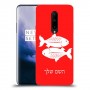 דגים כיסוי מגן קשיח בעיצוב אישי עם השם שלך ל OnePlus 7 Pro יחידה אחת סקרין מובייל