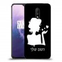 אישה אהבה כיסוי מגן קשיח בעיצוב אישי עם השם שלך ל OnePlus 7 יחידה אחת סקרין מובייל