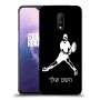 שחקן טניס כיסוי מגן קשיח בעיצוב אישי עם השם שלך ל OnePlus 7 יחידה אחת סקרין מובייל