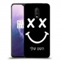 סמיילי כיסוי מגן קשיח בעיצוב אישי עם השם שלך ל OnePlus 7 יחידה אחת סקרין מובייל