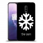 שלג כיסוי מגן קשיח בעיצוב אישי עם השם שלך ל OnePlus 7 יחידה אחת סקרין מובייל