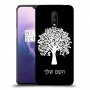 עץ כיסוי מגן קשיח בעיצוב אישי עם השם שלך ל OnePlus 7 יחידה אחת סקרין מובייל