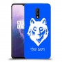 זאב כיסוי מגן קשיח בעיצוב אישי עם השם שלך ל OnePlus 7 יחידה אחת סקרין מובייל