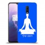 יוגה כיסוי מגן קשיח בעיצוב אישי עם השם שלך ל OnePlus 7 יחידה אחת סקרין מובייל