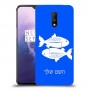 דגים כיסוי מגן קשיח בעיצוב אישי עם השם שלך ל OnePlus 7 יחידה אחת סקרין מובייל