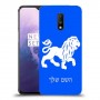 אריה כיסוי מגן קשיח בעיצוב אישי עם השם שלך ל OnePlus 7 יחידה אחת סקרין מובייל