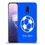 כדורגל - כדור כיסוי מגן קשיח בעיצוב אישי עם השם שלך ל OnePlus 7 יחידה אחת סקרין מובייל