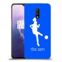 כדורגל - אישה כיסוי מגן קשיח בעיצוב אישי עם השם שלך ל OnePlus 7 יחידה אחת סקרין מובייל