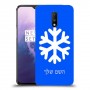 שלג כיסוי מגן קשיח בעיצוב אישי עם השם שלך ל OnePlus 7 יחידה אחת סקרין מובייל