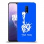 פסל החירות כיסוי מגן קשיח בעיצוב אישי עם השם שלך ל OnePlus 7 יחידה אחת סקרין מובייל