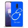 רופא סטטוסקופ כיסוי מגן קשיח בעיצוב אישי עם השם שלך ל OnePlus 7 יחידה אחת סקרין מובייל