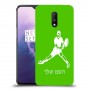 שחקן טניס כיסוי מגן קשיח בעיצוב אישי עם השם שלך ל OnePlus 7 יחידה אחת סקרין מובייל