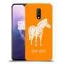 זברה כיסוי מגן קשיח בעיצוב אישי עם השם שלך ל OnePlus 7 יחידה אחת סקרין מובייל