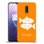 דגים כיסוי מגן קשיח בעיצוב אישי עם השם שלך ל OnePlus 7 יחידה אחת סקרין מובייל