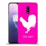 תרנגול כיסוי מגן קשיח בעיצוב אישי עם השם שלך ל OnePlus 7 יחידה אחת סקרין מובייל