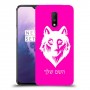 זאב כיסוי מגן קשיח בעיצוב אישי עם השם שלך ל OnePlus 7 יחידה אחת סקרין מובייל
