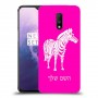 זברה כיסוי מגן קשיח בעיצוב אישי עם השם שלך ל OnePlus 7 יחידה אחת סקרין מובייל