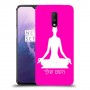 יוגה כיסוי מגן קשיח בעיצוב אישי עם השם שלך ל OnePlus 7 יחידה אחת סקרין מובייל