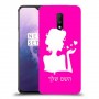 אישה אהבה כיסוי מגן קשיח בעיצוב אישי עם השם שלך ל OnePlus 7 יחידה אחת סקרין מובייל