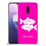 דגים כיסוי מגן קשיח בעיצוב אישי עם השם שלך ל OnePlus 7 יחידה אחת סקרין מובייל