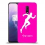 רץ כיסוי מגן קשיח בעיצוב אישי עם השם שלך ל OnePlus 7 יחידה אחת סקרין מובייל