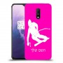 סקִי כיסוי מגן קשיח בעיצוב אישי עם השם שלך ל OnePlus 7 יחידה אחת סקרין מובייל