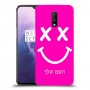 סמיילי כיסוי מגן קשיח בעיצוב אישי עם השם שלך ל OnePlus 7 יחידה אחת סקרין מובייל