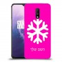 שלג כיסוי מגן קשיח בעיצוב אישי עם השם שלך ל OnePlus 7 יחידה אחת סקרין מובייל