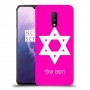מגן דוד - ישראל כיסוי מגן קשיח בעיצוב אישי עם השם שלך ל OnePlus 7 יחידה אחת סקרין מובייל