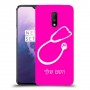 רופא סטטוסקופ כיסוי מגן קשיח בעיצוב אישי עם השם שלך ל OnePlus 7 יחידה אחת סקרין מובייל