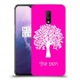עץ כיסוי מגן קשיח בעיצוב אישי עם השם שלך ל OnePlus 7 יחידה אחת סקרין מובייל