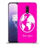 עולם כיסוי מגן קשיח בעיצוב אישי עם השם שלך ל OnePlus 7 יחידה אחת סקרין מובייל