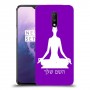 יוגה כיסוי מגן קשיח בעיצוב אישי עם השם שלך ל OnePlus 7 יחידה אחת סקרין מובייל