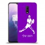 שחקן טניס כיסוי מגן קשיח בעיצוב אישי עם השם שלך ל OnePlus 7 יחידה אחת סקרין מובייל
