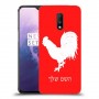 תרנגול כיסוי מגן קשיח בעיצוב אישי עם השם שלך ל OnePlus 7 יחידה אחת סקרין מובייל