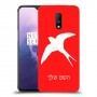 ציפור לבלוע כיסוי מגן קשיח בעיצוב אישי עם השם שלך ל OnePlus 7 יחידה אחת סקרין מובייל
