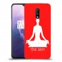 יוגה כיסוי מגן קשיח בעיצוב אישי עם השם שלך ל OnePlus 7 יחידה אחת סקרין מובייל