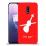 כינור כיסוי מגן קשיח בעיצוב אישי עם השם שלך ל OnePlus 7 יחידה אחת סקרין מובייל